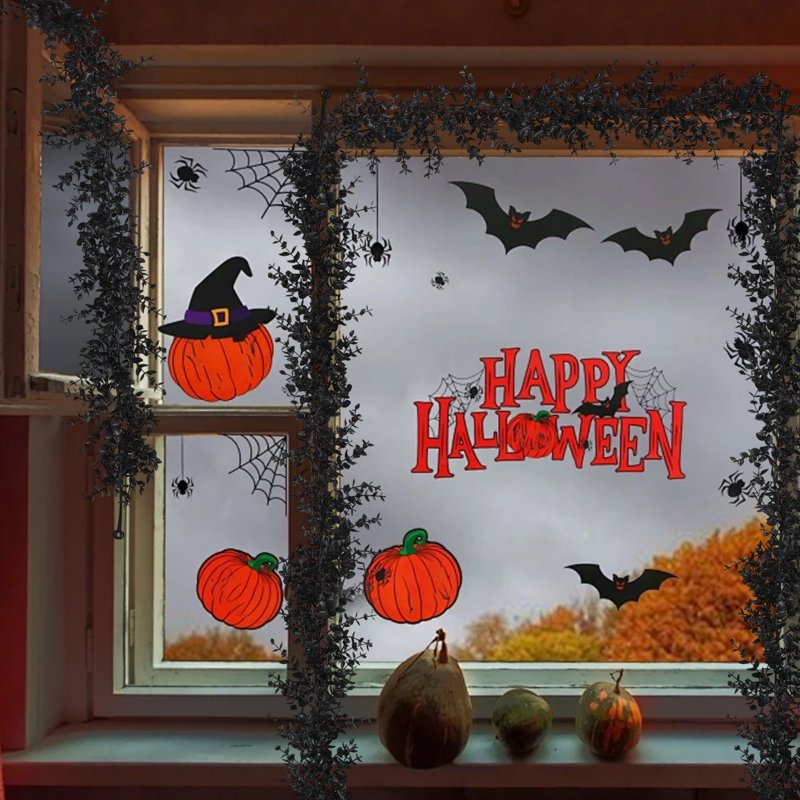 Fall Garland - 5.9 Ft Artificial Leaf Halloween & Autumn Decor for Indoor