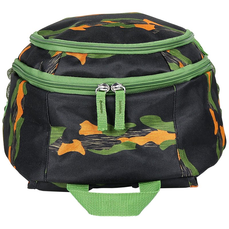 Kids Travel Backpack with Multiple Storage Compartments - Black Camo