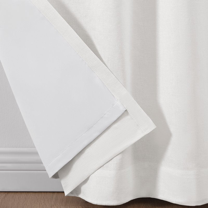 Indoor Blackout Curtain Panel Set - Light-Blocking Window Treatment for Bedroom & Living Room