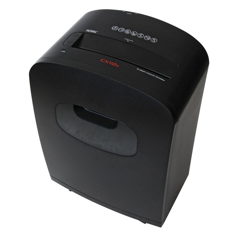 12-Sheet Crosscut Paper Shredder for Office & Home Use