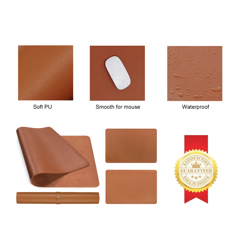 Waterproof PU Leather Desk Pad - Non-Slip, Multi-Purpose, Large Office Mat