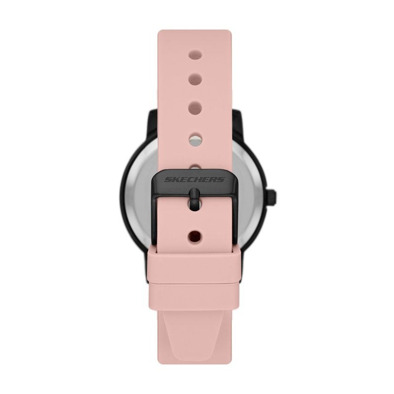 Skechers Women's Bellflower Watch Blush & Black 36mm Analog Quartz