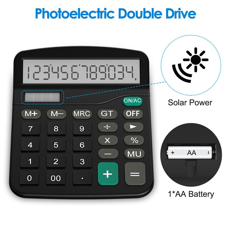 Desktop Calculator Helect H1001 Standard Function Office Calculator