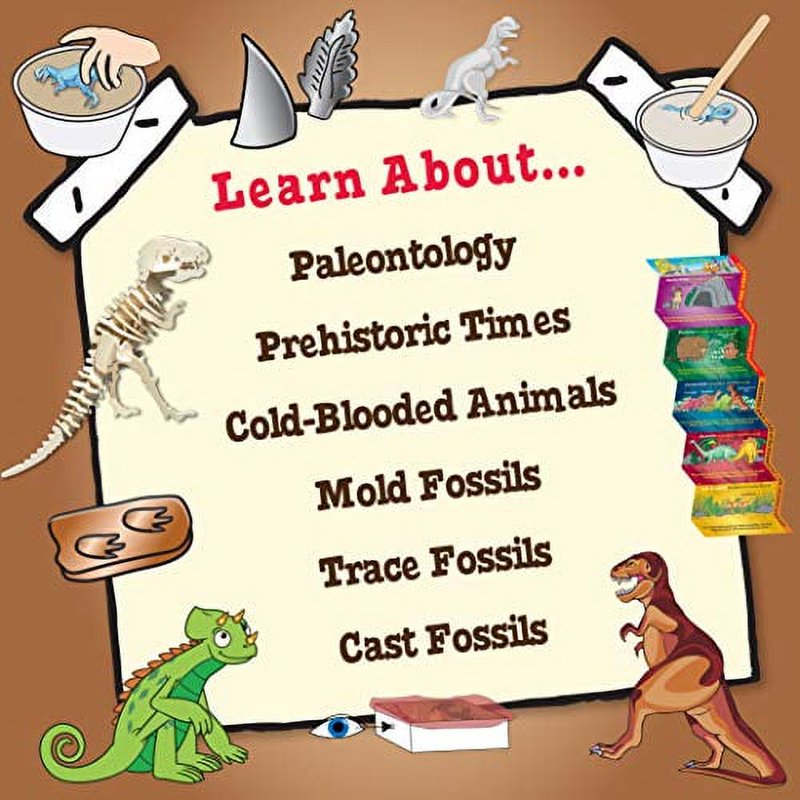 Educational Dinosaur Science Kit for Kids - STEM Learning & Hands-On Experiments