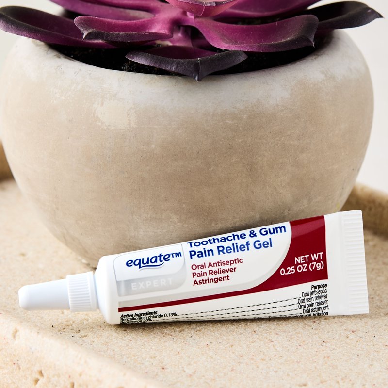 Medicated Toothache and Gum Relief Gel 2-Pack - Fast Acting Oral Pain Relief