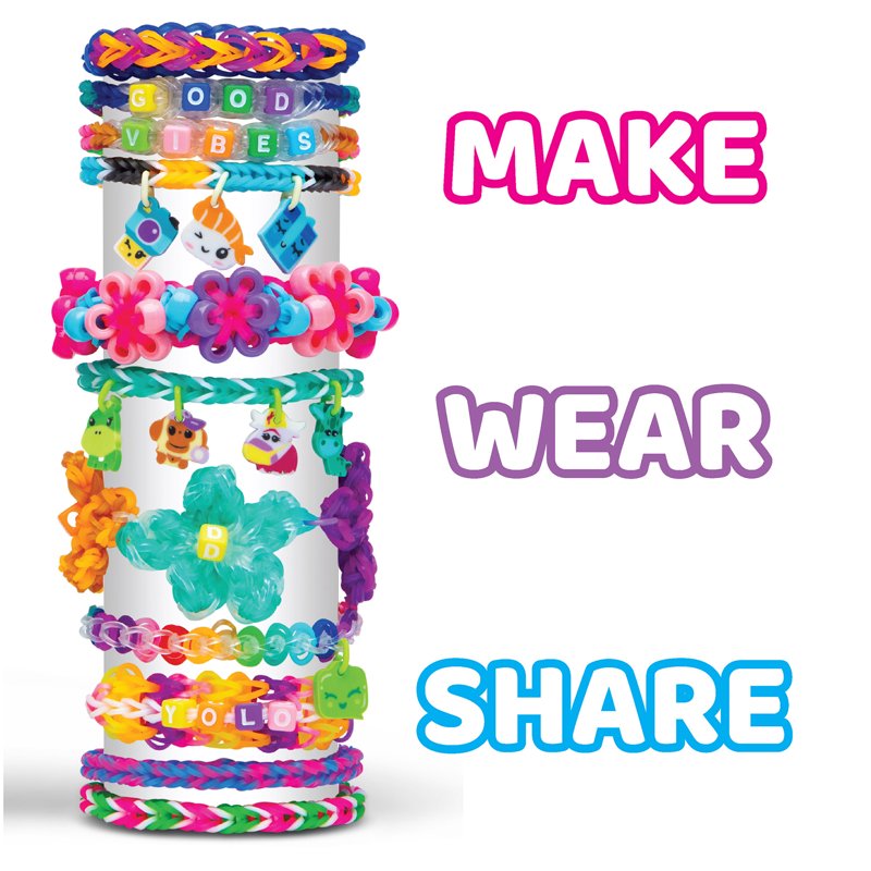 Friendship Bracelet Making Kit with 5,600 Bands and Accessories