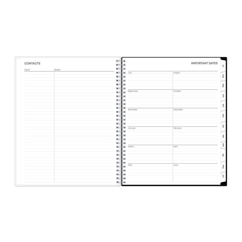 Blue Sky Monthly Weekly Planner 15-Month Academic Calendar 8.5x11 Animal Print