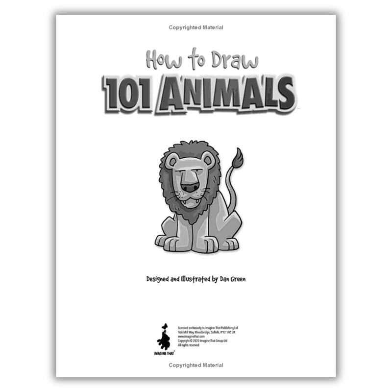 Animals Drawing Sketch Book for Kids - Step-by-Step Art Practice Notebook