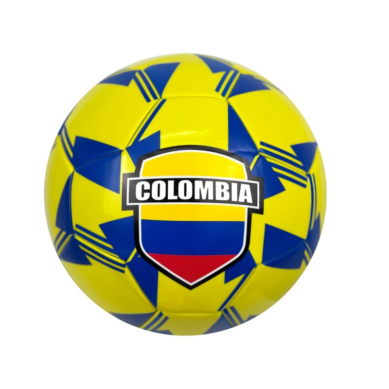 Colombia Flag Soccer Ball - Size 4-5, PVC, 4 Variation: 4