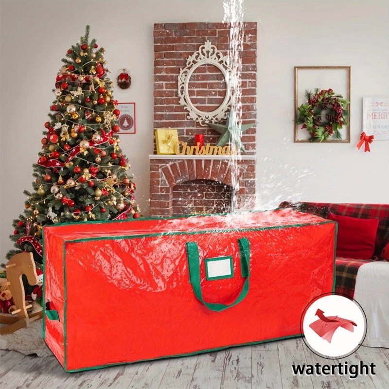 7.5 Ft Christmas Tree Storage Bag - Heavy Duty Water-Resistant Extra Large Organizer with Reinforced Handles