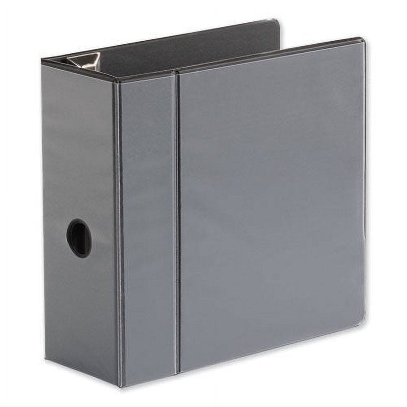 Deluxe 5-Inch Capacity View Binder with D-Rings - Black, 3 Pack
