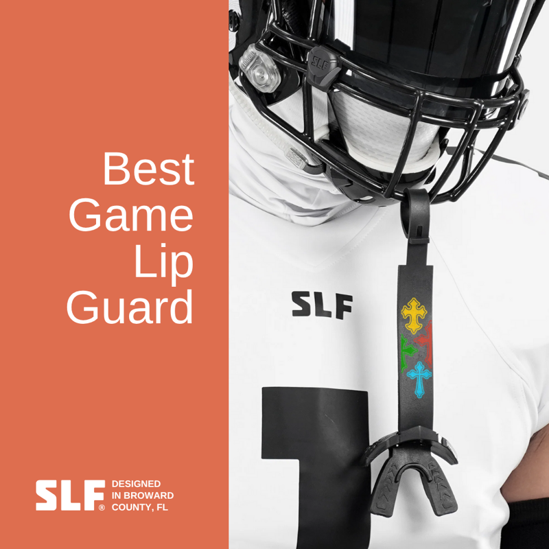 Football Mouthguard with Integrated Strap and Shock Absorption - Safety & Comfort