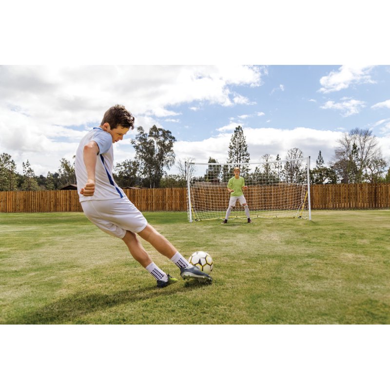 12' x 6' SKLZ Quickster Portable Soccer Goal – Durable, Easy Setup