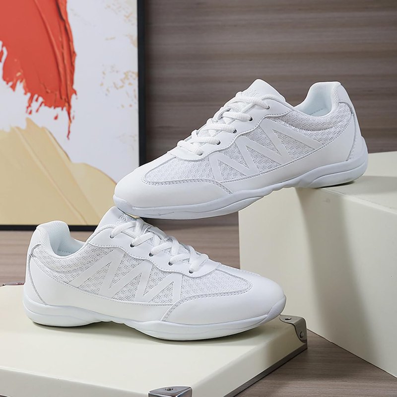 Lightweight Cheerleading Shoes for Girls Breathable Sport Sneakers
