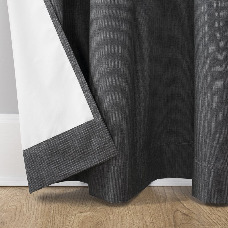 Blackout Thermal Insulated Grommet Curtain Panel - Light Blocking, Noise Reduction, Energy Saving