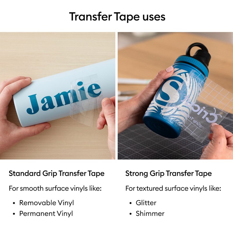 Vinyl Transfer Tape Sheets for Cricut - 75 Sheets, 12x12 Inches