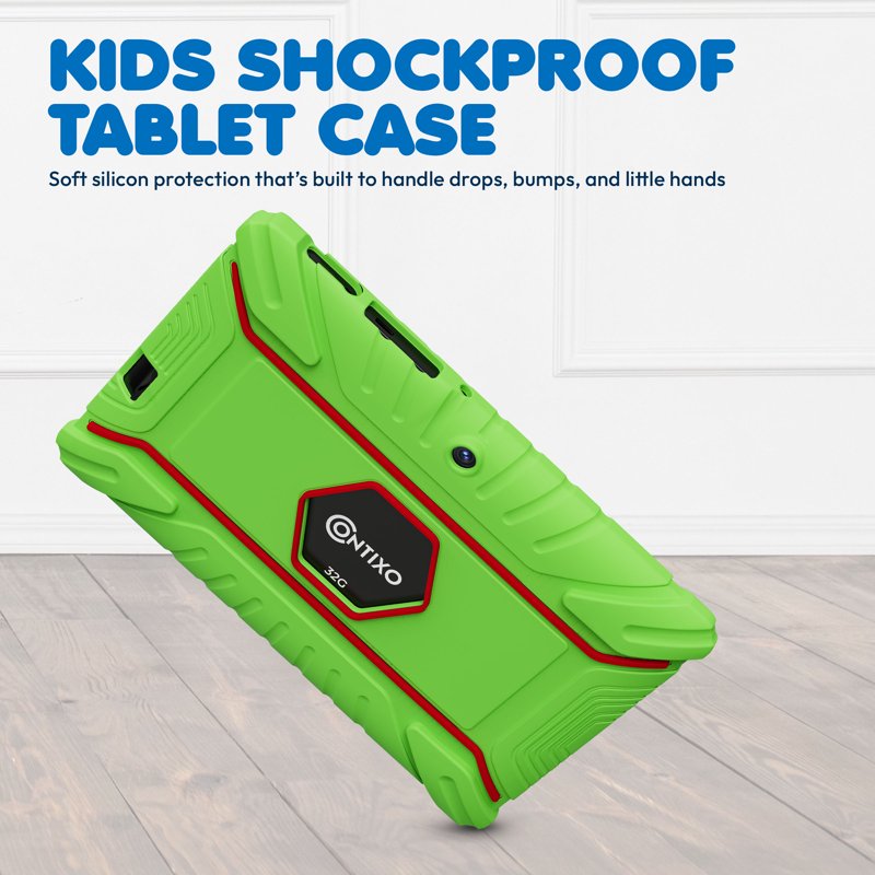 Kids Android Tablet Bundle with Headphones and Sleeve Case - 7-Inch, 32GB