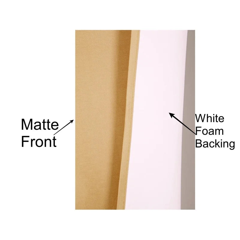 Light Filtering Microfiber Window Curtain Panel - 35x84 Inches, Rod Pocket