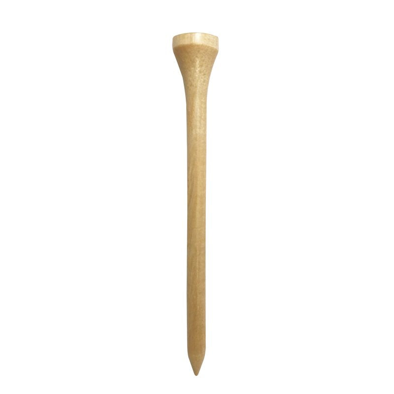 Natural Hardwood Golf Tees Pack - 3 1/4 Inch, 90 Count, Durable & Safe