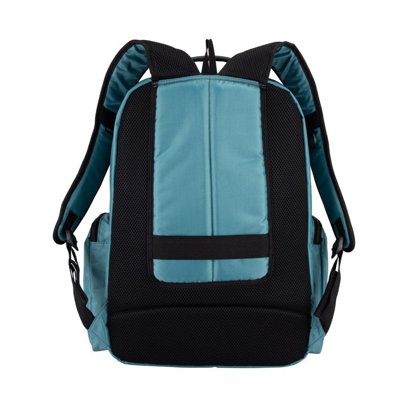 Unisex 19-Inch Tech Backpack with Laptop Pocket and Trolley Sleeve