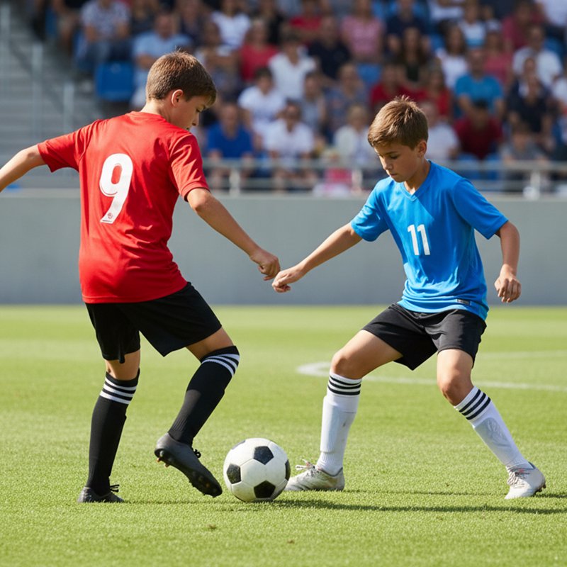 Kids Over Knee Soccer Socks Breathable Athletic Football Sports Socks for Boys & Girls