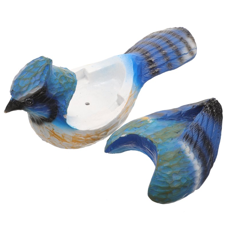 Outdoor Resin Key Hider Box with Bird Design for Secure Key Storage