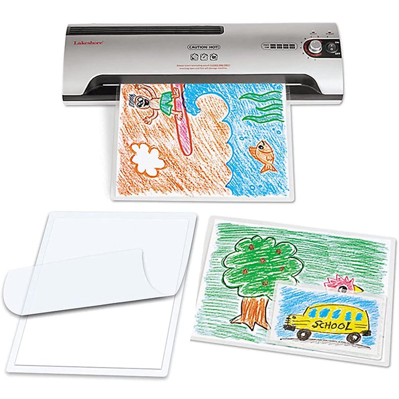 Thermal Laminating Pouches 8.9 x 11.4 Inches, 5 Mil Thick, Clear Sheets, Pack of 200+