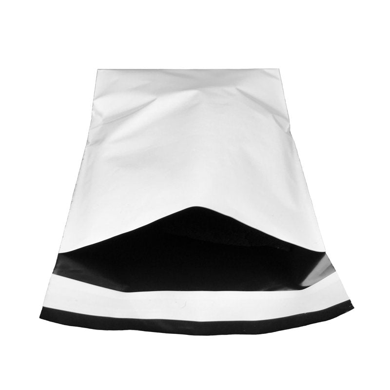 100 White Poly Mailer Bags 10 x 13 Inches Self-Sealing Waterproof Shipping Envelopes