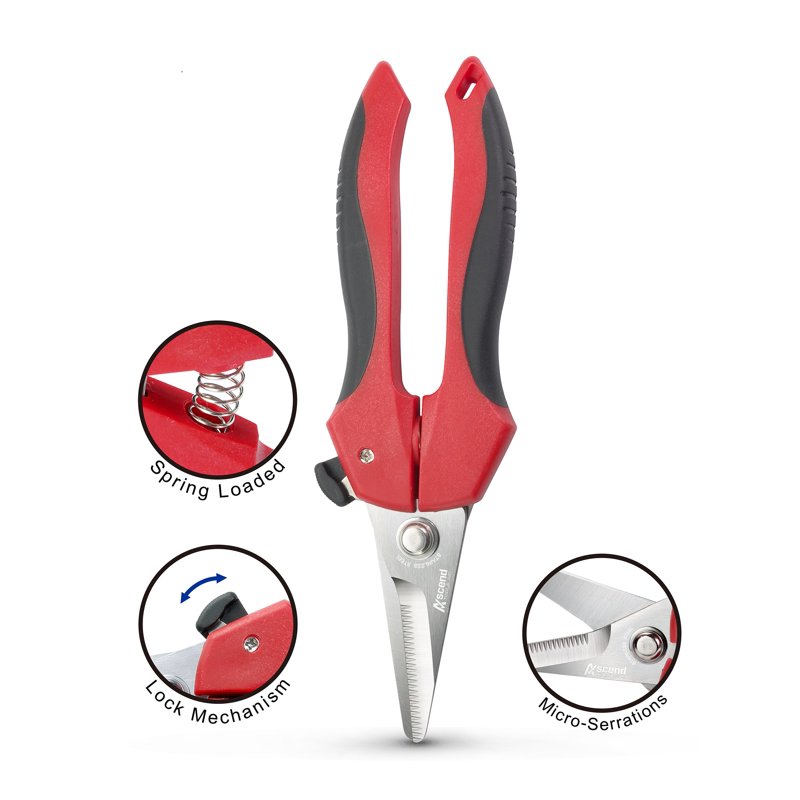 7.5-Inch Compact Straight Cutter - Mult purpose Wire & Cable Cutter for Electricians, HVAC, Telecom - Variation: 7.5" SCutter