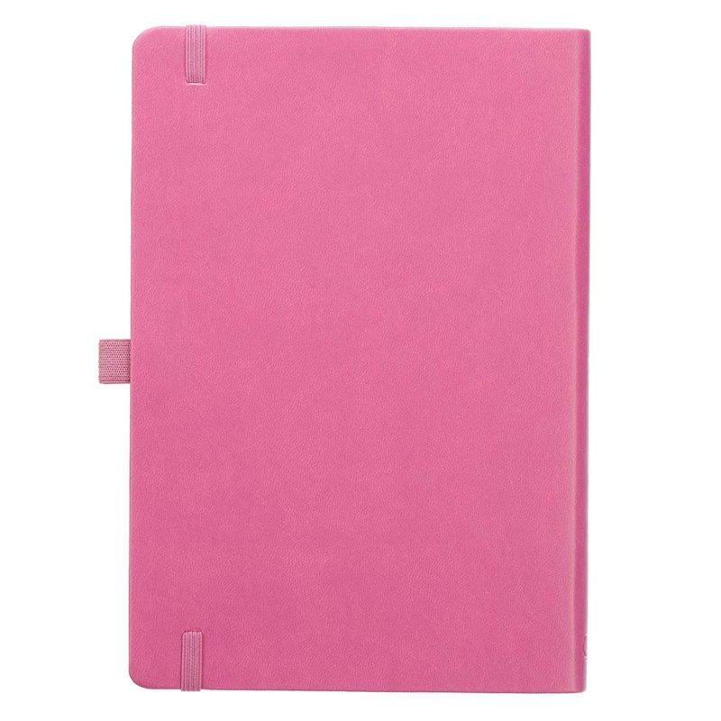 Women’s Daily Planner with Scripture - Pink Faux Leather Organizer, Weekly & Monthly Schedule