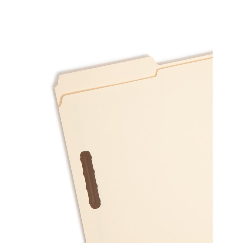 Manila Fastener File Folders with Reinforced Tab - Legal Size, 50 Pack
