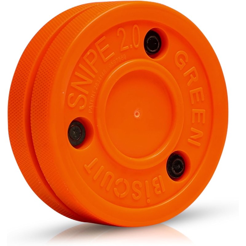 Off Ice Hockey Puck Set for Street & Training - 2 Pack, Durable Plastic