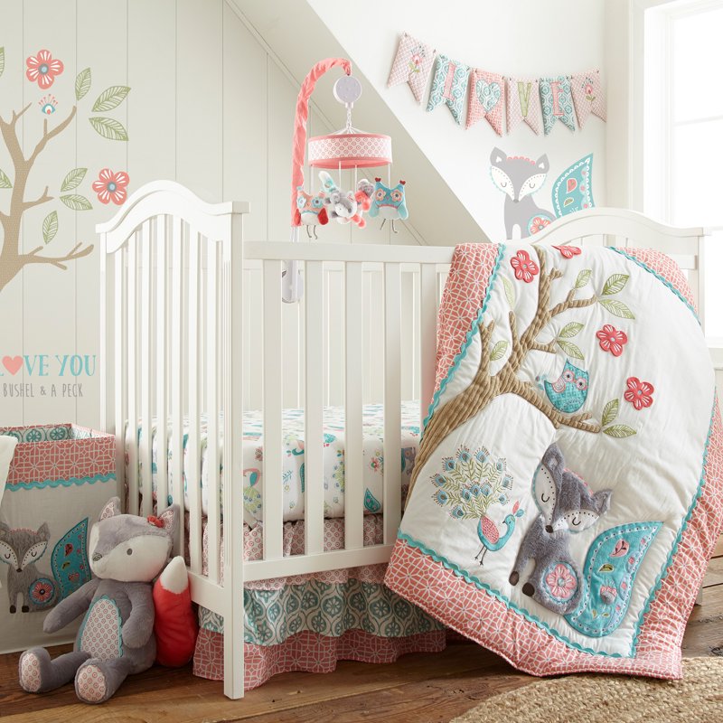 Fiona Fox Play Mat for Nursery – Tummy Time & Decor Accessory
