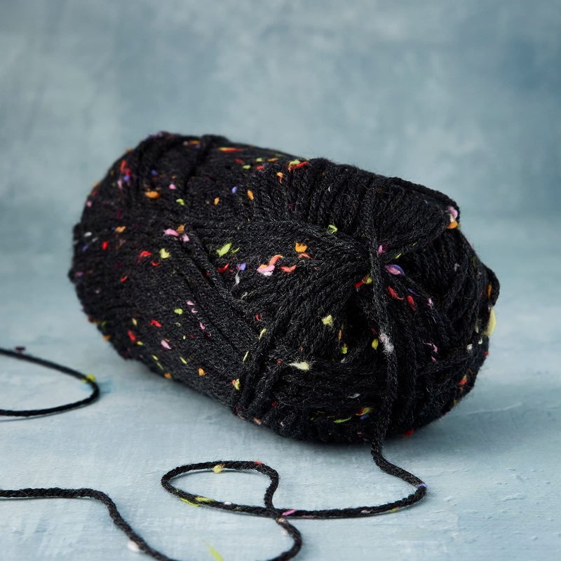 Bulk Tweed Yarn Pack for Knitting Crochet & Weaving - 18 Skeins