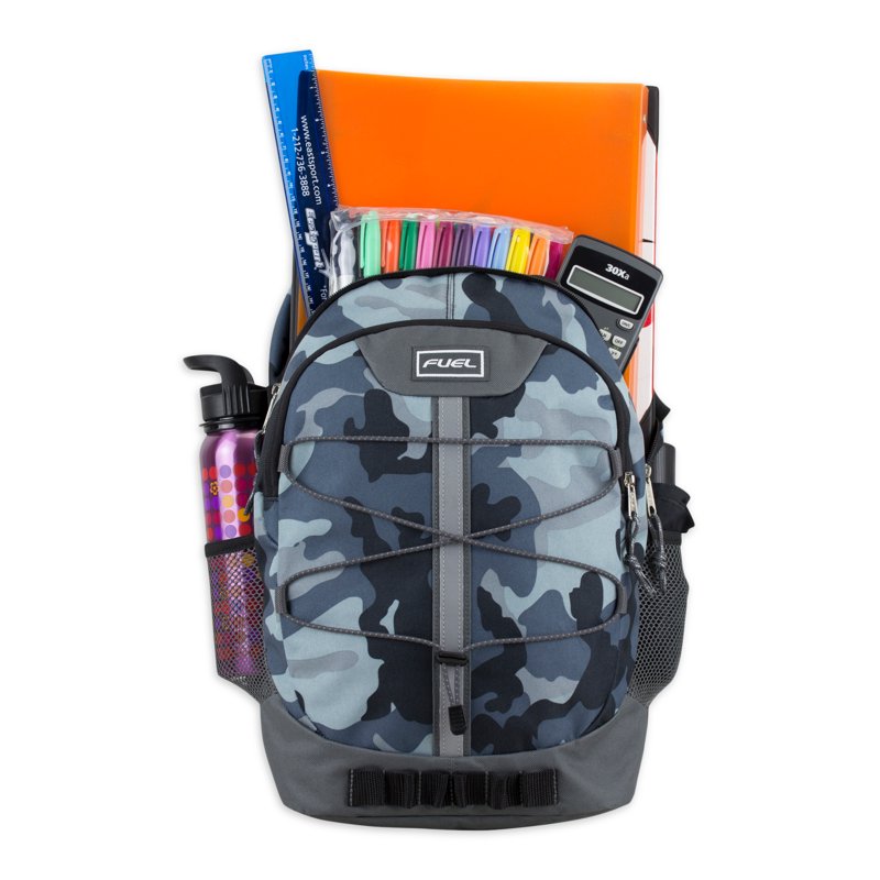 Unisex Athleisure Backpack with Spacious Compartments and Water Bottle Pockets
