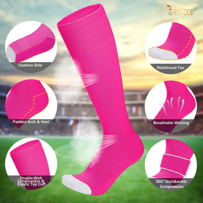 Unisex Knee High Baseball Softball Socks - Youth & Adult Over-The-Calf Sports Socks