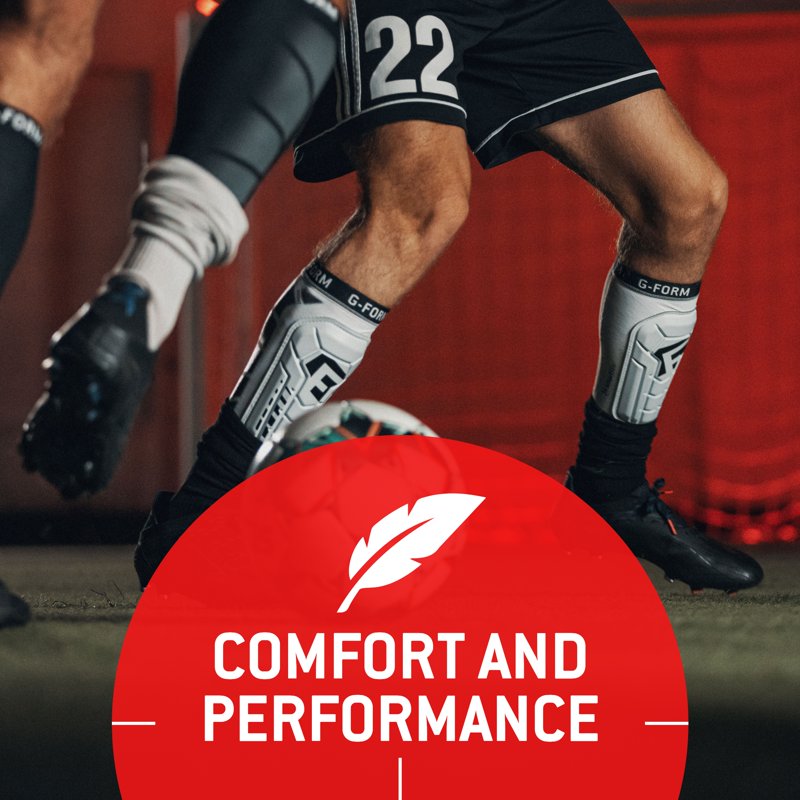 G-Form Youth Pro-S Vento Shin Guards - Black, Youth L/XL