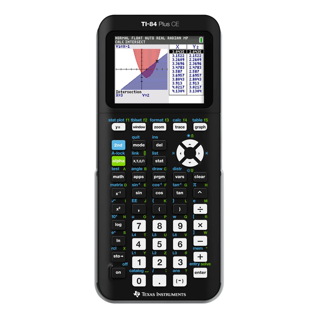 Graphing Calculator for Math and Science - TI-84 Plus CE, Color Screen, Rechargeable Battery