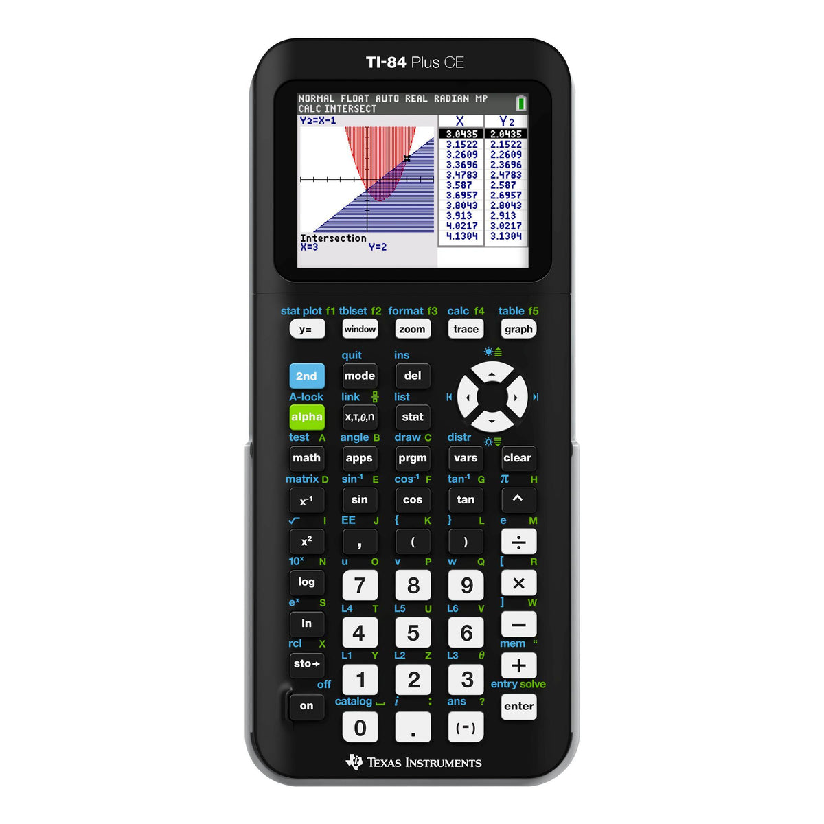 Graphing Calculator for Math and Science - TI-84 Plus CE, Color Screen, Rechargeable Battery