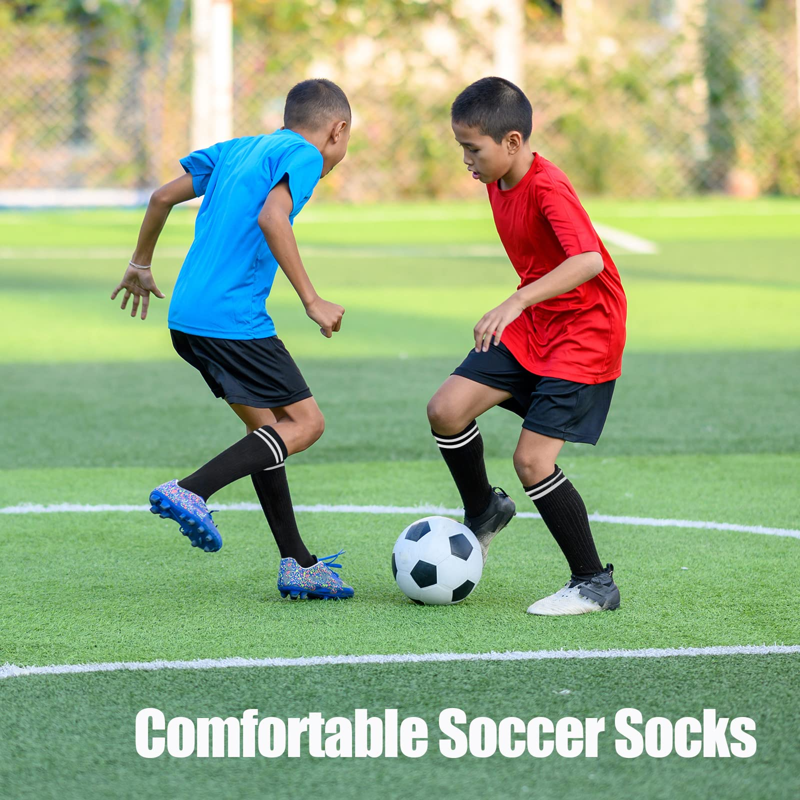 Kids & Adult Soccer Socks - Knee High Football Sports Team Socks