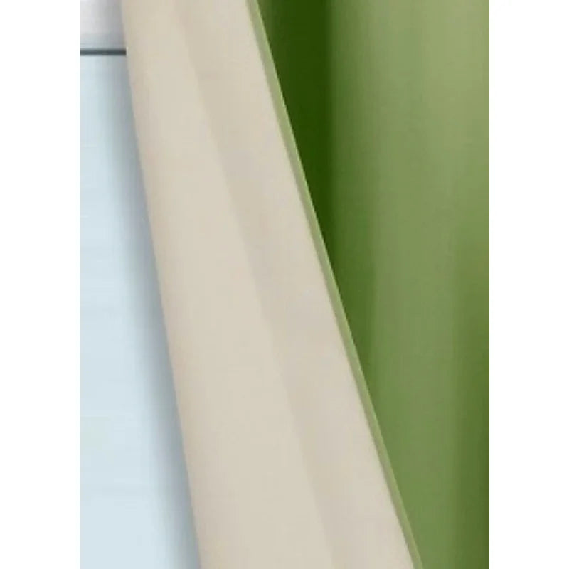 2-Piece Linen Window Curtains with Rod Pocket - Multiple Colors, 37x95 Inches