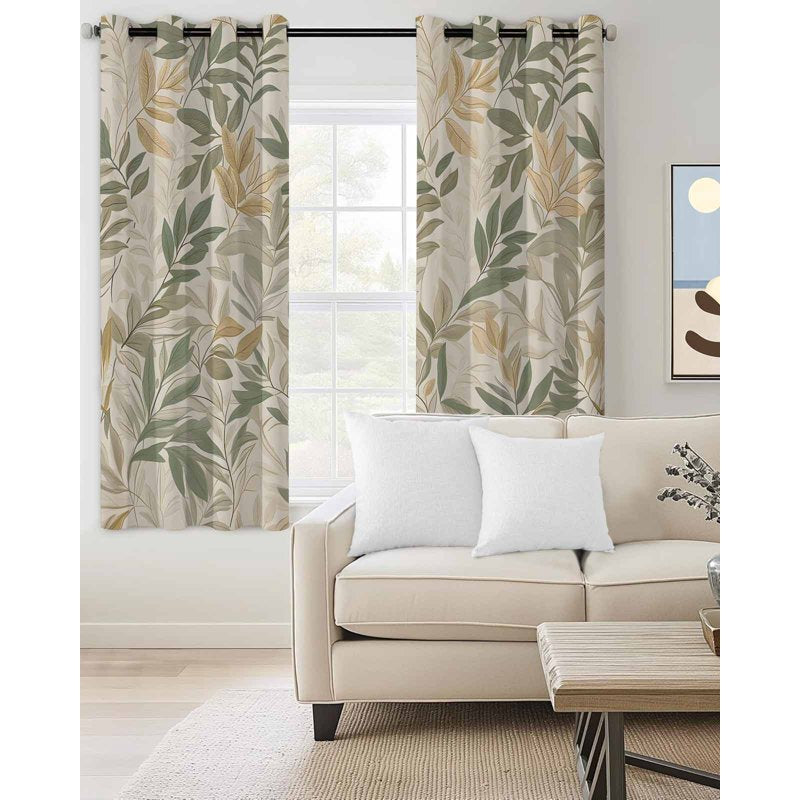 Blackout Window Curtains 52x72 Inches Thermal Insulated Darkening Drapes for Bedroom & Living Room