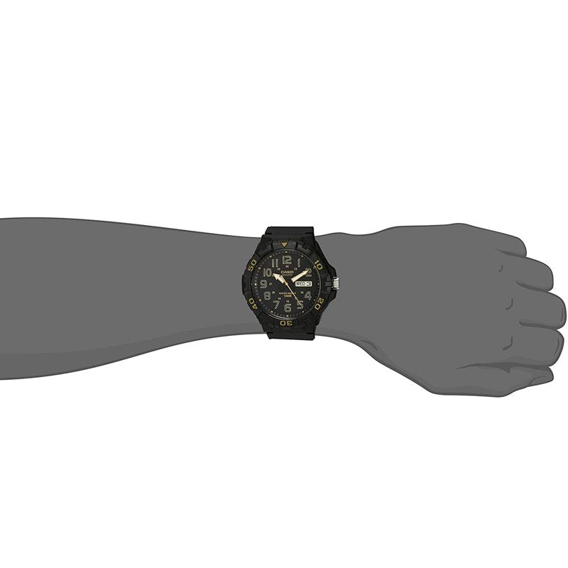 Men's Oversized Dive Style Sports Watch - Water Resistant 100M