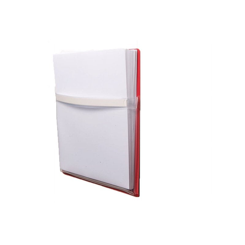 Magnetic Pockets Set of 4 - Versatile Metal Surface Holders with Clear Front