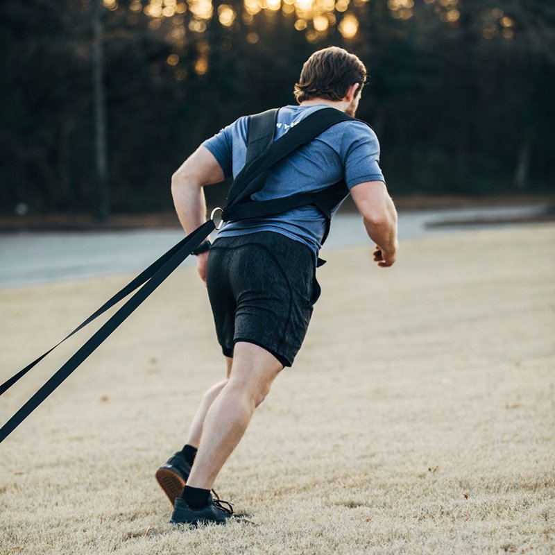 Power Speed Sled for Speed Training and Agility with Deluxe Harness