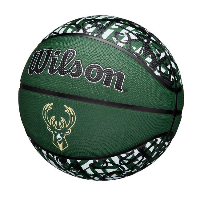 Wilson NBA Team Graffiti Basketball - Size 7 Outdoor Sports Ball