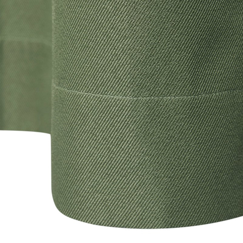 Blackout Curtain Panel Pair - Solid 30x95 Inch Rod Pocket with Back Tabs
