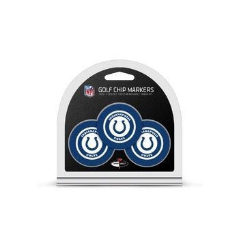 Golf Ball Marker Set 3-Pack with Magnetic Enamel Markers for Golf Accessories