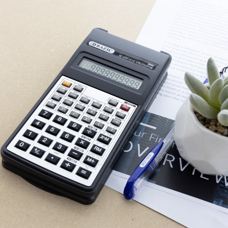 Pocket Size Calculator with Flip Cover 8-Digit LCD Display for Office & Travel