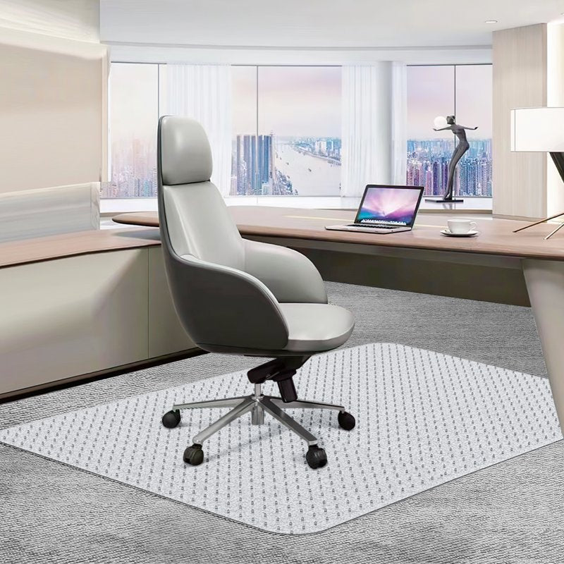 GPED 30 x 48 Inch Office Chair Mat for Carpet - Rectangle Studded Floor Protector